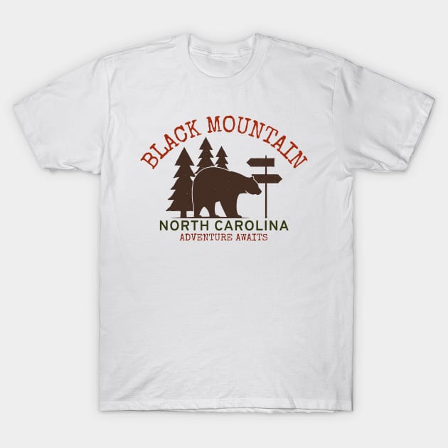 Black Mountain, North Carolina T-Shirt by Mountain Morning Graphics